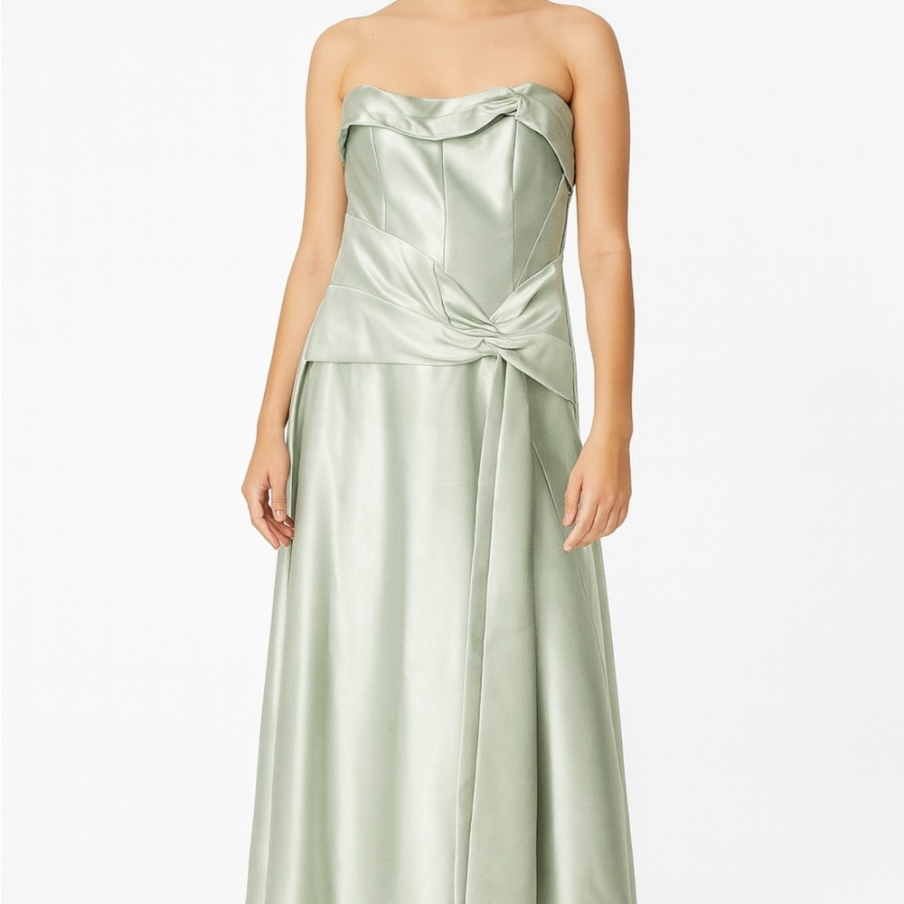 Jessica McClintock BridalSatin Gown Women’s Size 8 Mint Green Formal Dress